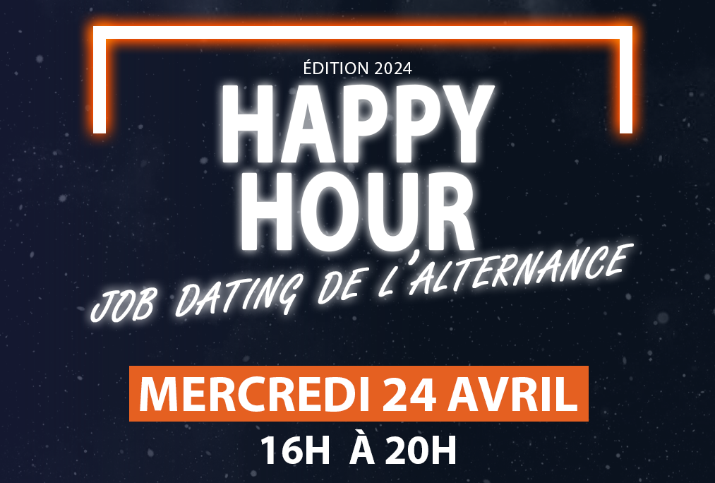 Happy Hour job dating de l'alternance édition 2024 à Chalon Formation - ISMACC 8 rue Georges Maugey, 71100 Chalon-sur-Saône